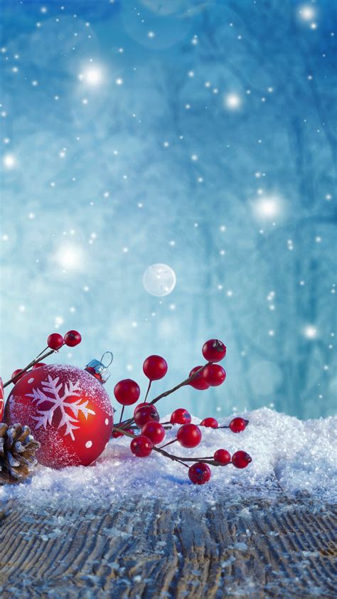 Download 1440x2560 Wallpaper Christmas Ornaments