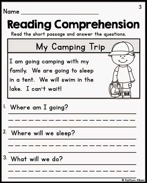 Comprehension Passages For Grade 1 Free Worksheets And Short Stories