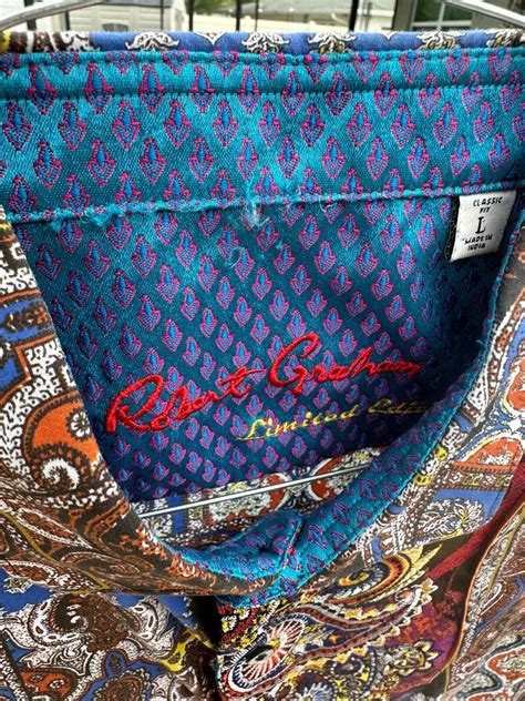 Robert Graham Limited Edition Size L Excellent Condition Ebay