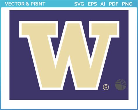 Washington Huskies Alternate Logo 2001 College Sports Vector Svg