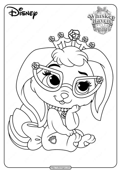 All Disney Palace Pets Coloring Page