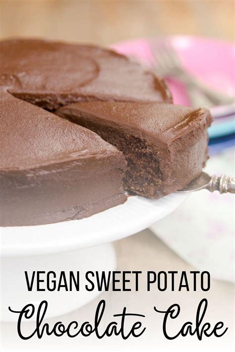 Vegan Sweet Potato Chocolate Cake With Chocolate Frosting