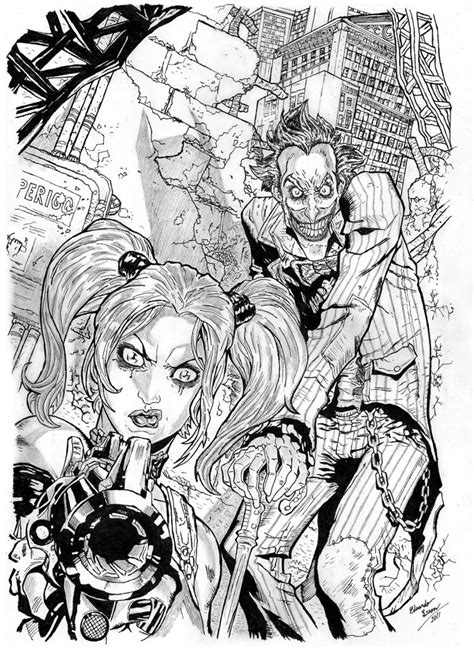 Harley Quinn Coloring Pages For Adults Thekidsworksheet