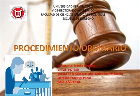 Procedimiento Ordinario Penal Ppt