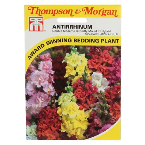 Buy Thompson And Morgan Antirrhinum Double Madame Butterfly Seeds