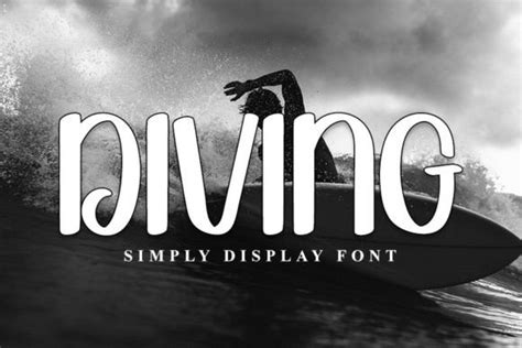 Diving Font By Inermedia Studio · Creative Fabrica
