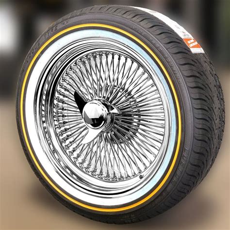 17x8 Standard Chrome 100 Spoke Wire Wheels Vogue Tires 22550r17