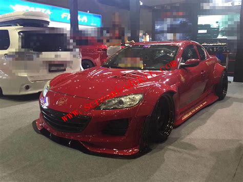 In other words we have your mazda rx8 body kit needs covered. Mazda RX8 Rocket Bunny wide body kit front lip after side ...