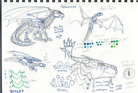 Seawing References By Direredemption On Deviantart Wings Of Fire