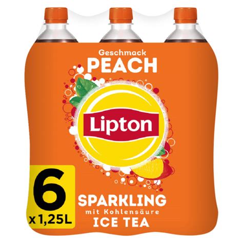 Lipton Ice Tea Sparkling Peach 6x125l Bei Rewe Online Bestellen