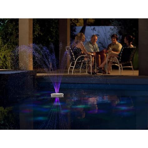 Aquajet Floating Pool Light Show And Fountain