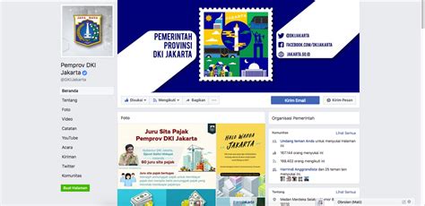 Pemprov Dki Jakarta Social Media Header Behance