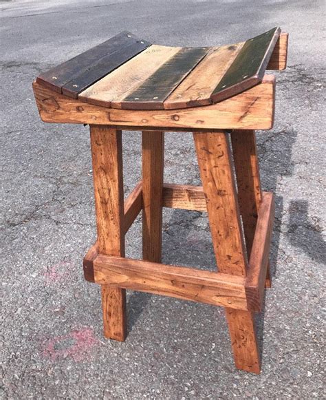 Custom Bar Stools Etsy Wood Pallet Furniture Custom Bar Stools