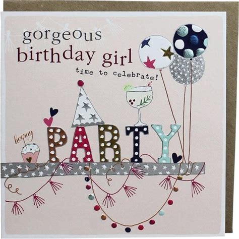 Molly Mae Gorgeous Birthday Girl Party Greeting Card