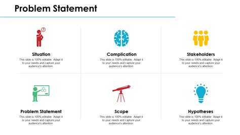 Free The Best Slide For Problem Statement Powerpoint Infographics Model
