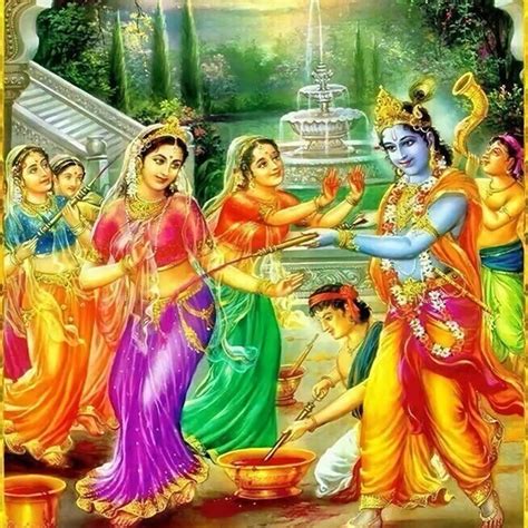 Happy Holi Jai Shri Radha Krishna God Bless The Artist