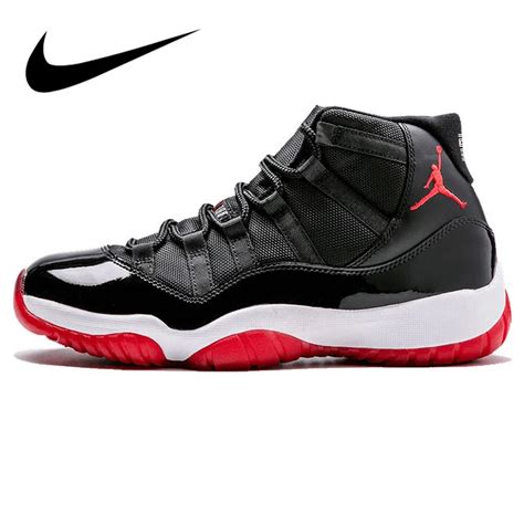Original Authentic Nike Air Jordan Xi Bred Aj 11 Men Basketball Shoes