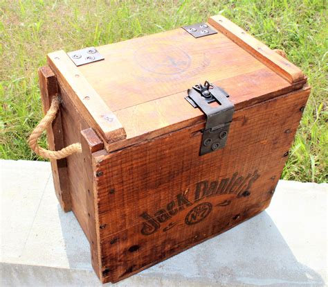 Vintage Wood Crate Jack Daniels Wood Crate Storage Crate