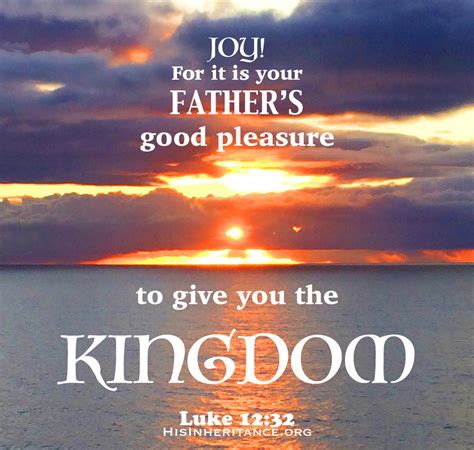 Thy Kingdom Come His Inheritance Ministries
