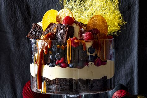 Salted Caramel And Chocolate Brownie Trifle Recipe Fresh Living