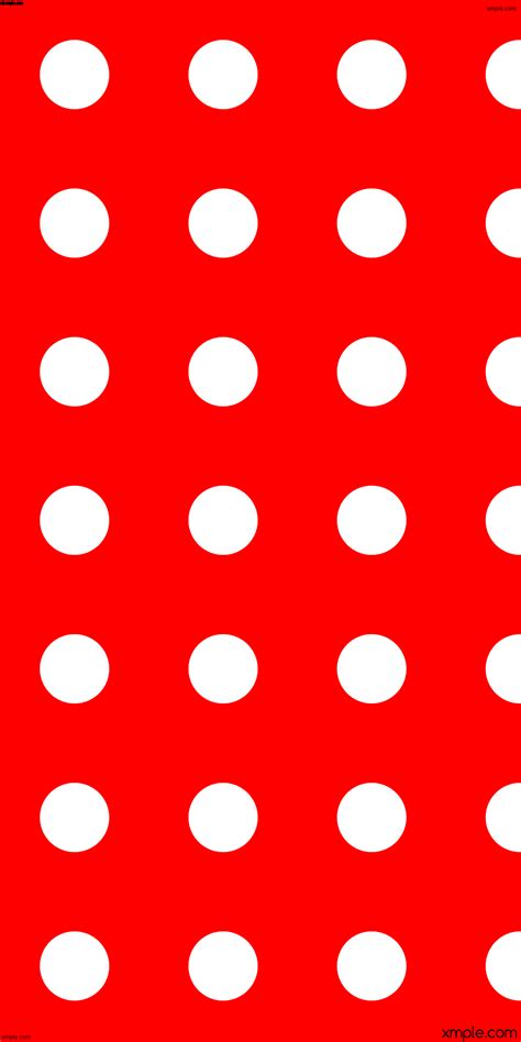 Wallpaper Dots Red White Spots Polka Ff0000 Ffffff 225° 143px 308px