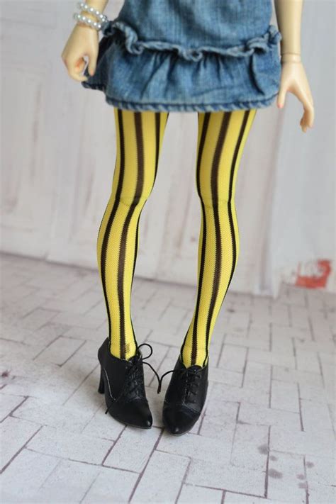 Yellow Stockings For Doll 14 Slim Msd Minifee Bjd Etsy Yellow