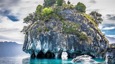 1920x1080 Nature Landscape Cathedral Rock Lake Island Trees Shrubs