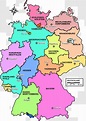Map of Germany Country Region | Map of Germany