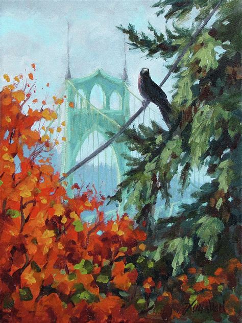 Crows Eye View Painting By Karen Ilari Fine Art America