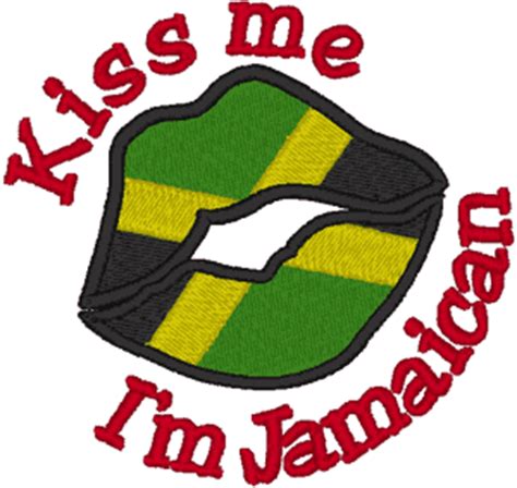 This response is more popular with the youths and used frequently in the reggae and dancehall space. Kiss Me: Jamaican Embroidery Design