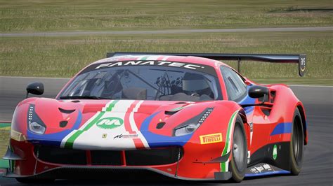 Assetto Corsa Competizione Ferrari 488 GT3 AF Corse Imola Gameplay 4K