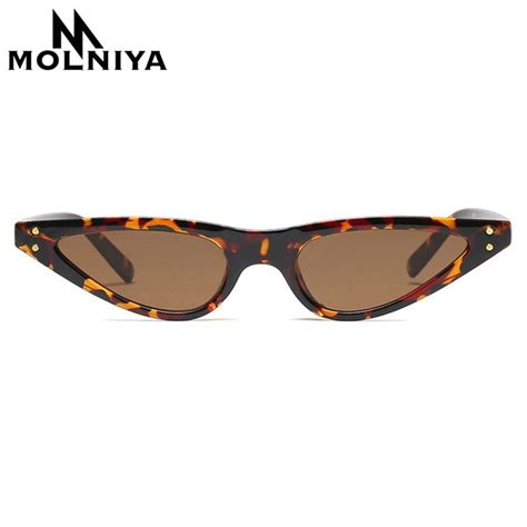 molniya small cat eye sunglasses women brand designer retro black sun glasses for women ladies