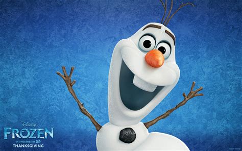 Olaf The Snowman From Disneys Frozen Desktop Wallpaper