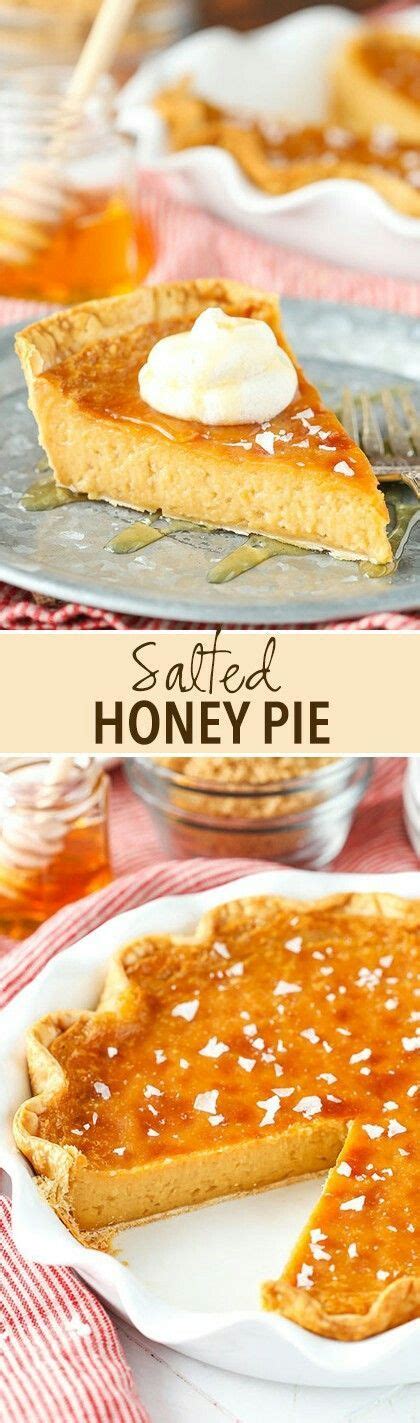 Salted Honey Pie Simple And Delicious Honey Dessert Recipe Recipe Honey Recipes Dessert