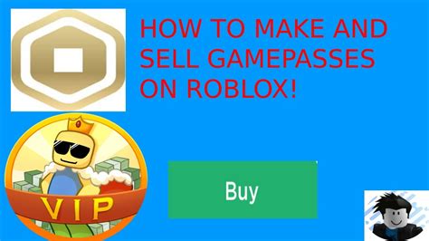 How To Make Gamepasses On Roblox Roblox Tutorials Youtube