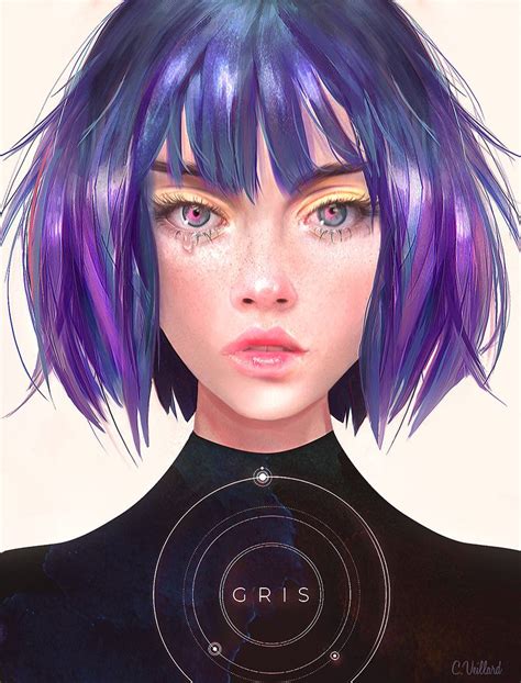 Artstation Gris Fanart Chloe Veillard Art Girl Digital Art Anime