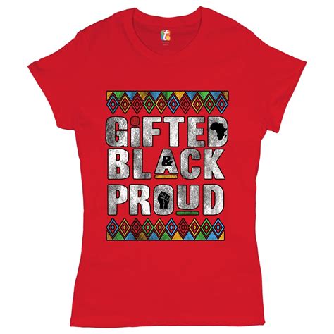 Ted Black And Proud T Shirt African American Black Lives Etsy
