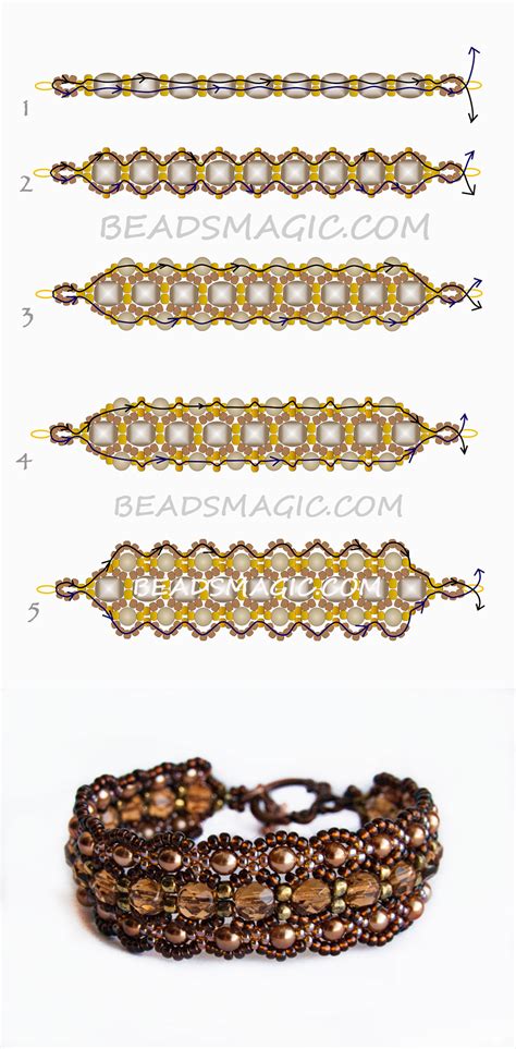 Beaded Bracelets Tutorial Beaded Bracelet Patterns Seed Bead