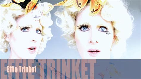 Effie Trinket Makeup The Hunger Games Halloween Makeup Transformation Youtube