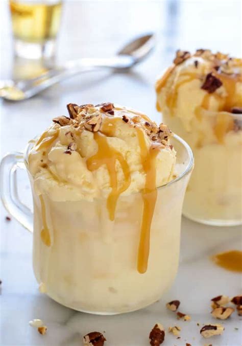 A Decadent And Creamy Irish Whiskey Ice Cream With A Salted Caramel