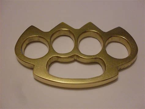 Weaponcollectors Knuckle Duster And Weapon Blog Homemade Solid Brass