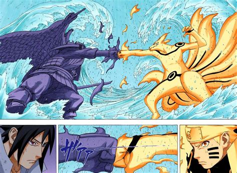 Naruto Vs Sasuke Manga Colored Version 2 By Tyhlieluzumaki On Deviantart