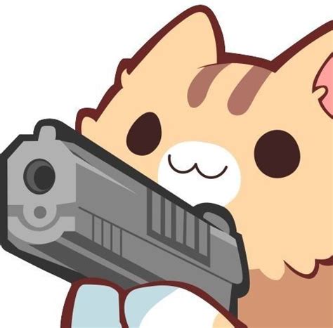 Emoji Discord Gatinho Com Arma