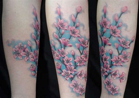 We promise you that it will look fantastic there. Cherry Blossom Tattoos for Men - Ideas and Inspiration for Guys