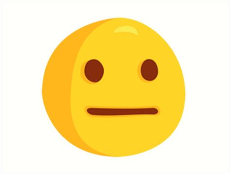 Neutral face emoji looks like expressionless face with a smiley with open eyes and indifferent mouth in the form of a straight line. straight face emoji png 10 free Cliparts | Download images ...