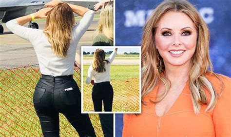 Carol Vorderman Twitter Countdown Star Flaunts Famous Eye Popping Rear In Tight Leather