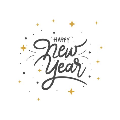 New Year Letter Hd Transparent Happy New Year Lettering New Year