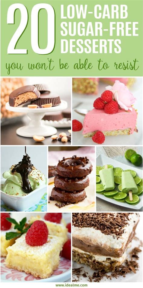 Sweetened with our exclusive monk fruit and fiber blend. 20 Best Low-Carb Sugar-Free Dessert Recipes - Ideal Me