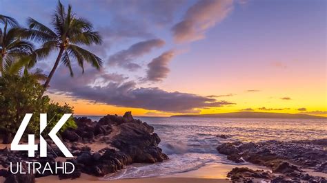 Sunset At Baby Beach Hawaii 4k4k Hdr Nature Sounds 8 Hrs Proartinc