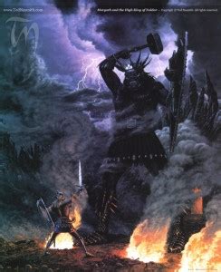Morgoth And The High King Of Noldor Ted Nasmith